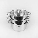 Steaming pot MAESTRO MR-2900-22 4 L 22 cm - imagine 3