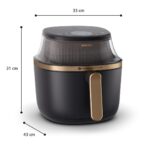 Philips 3000 series NA332/00 fryer Single 6.2 L Stand-alone 1700 W Hot air fryer Black - imagine 8