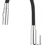 Kitchen tap Zorba Slim 2F black