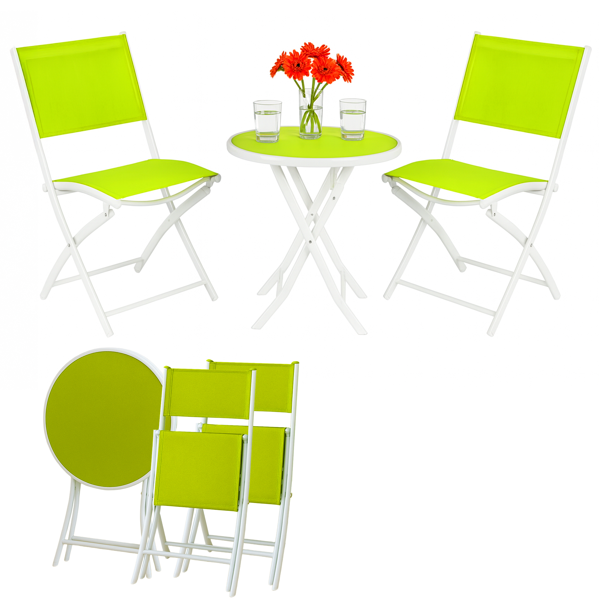 cps-9f9dad84688408b1ef414a8a9eb52d24-2026-02-23-12-34-59 Black Forest Mały zestaw mebli ogrodowych dwa krzesła + stolik biało zielony - imagine 1