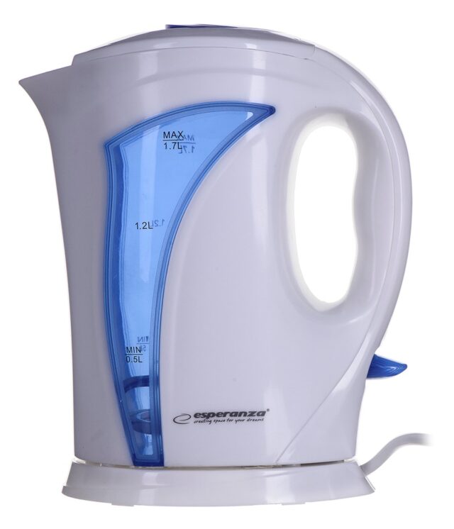 Esperanza EKK018B Electric kettle 1.7 L  White / Blue - imagine 6