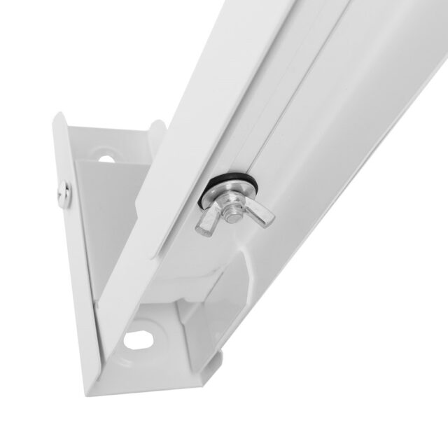 Maclean MC-915 W Universal Microwave Oven Bracket Holder Wall Mount Adjustable White Space Saving 30kg - imagine 5