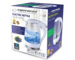 Esperanza EKK011W Electric kettle 1.7 L White  Multicolor 2200 W - imagine 3