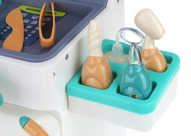 EXTRALINK TOYS INTERAKTYWNY ZESTAW LEKARZA WÓZEK MEDYCZNY DUŻY ZABAWKA - imagine 7