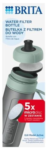 Brita Active Filtering bottle 0.6 l Pastel green - imagine 6