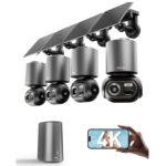 Botslab W510 4K AI Security Camera System 4-Camera Kit | Security camera system | 4 solar cameras, NVR 32GB, 10000mAh