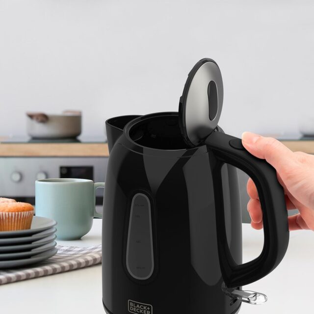Black & Decker BXKE2203E electric kettle 1.7 L 2200 W Black - imagine 6