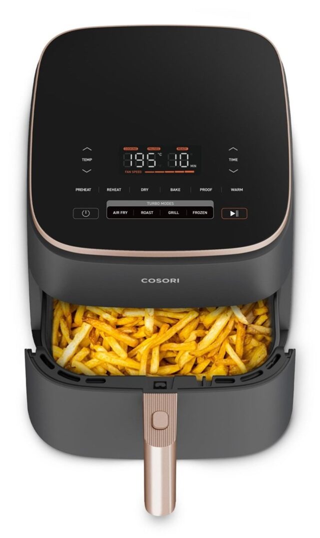 Cosori Turbo Blaze Chef Edition Single 6 L Stand-alone 1725 W Hot air fryer Black  Pink gold - imagine 6