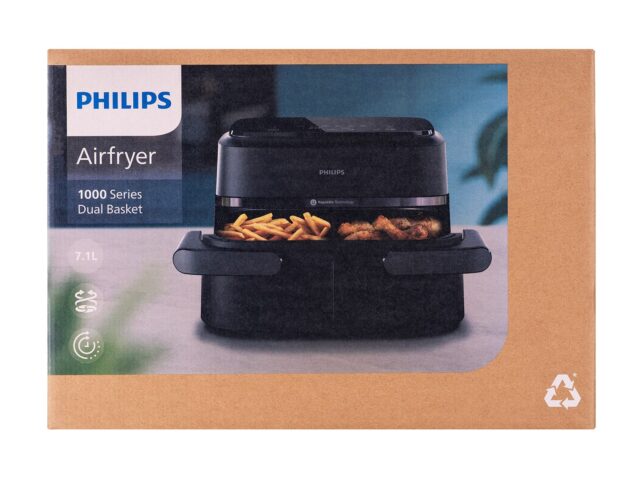 Philips 1000 series NA150/00 fryer Double 7.1 L 2450 W Hot air fryer Black - imagine 6