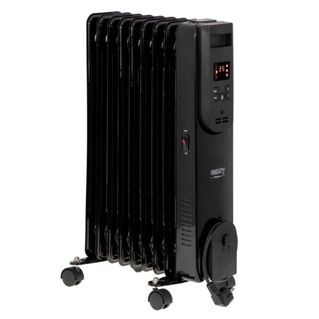 Electric oil heater with remote control CAMRY CR 7810 9 ribs black - imagine 5