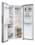 Haier SBS 90 Serie 5 HSR5918DIMP Free-standing double-sided fridge-freezer combination 511 l D Platinum  stainless steel - imagine 5