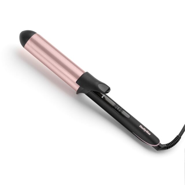 BaByliss C453E  38 mm Curling Tong Curling iron Warm Black  Pink 98.4  (2.5 m) - imagine 4