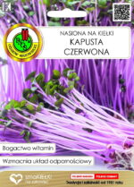 PNOS Nasiona na kiełki | Kapusta Czerwona | Opakowanie 8g