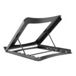 Manhattan Laptop and Tablet Stand  Adjustable (5 positions)  Suitable for all tablets and laptops up to 15.6   Portable and Lightweight  Steel  Black  Lifetime Warranty - imagine 3