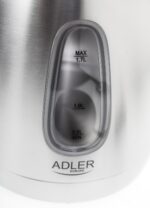 Adler AD 1223 electric kettle 1.7 L Black Stainless steel 2200 W - imagine 6