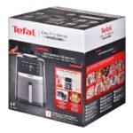 Tefal Easy Fry Silence EY551HE0 fryer Single 5 L Stand-alone Hot air fryer Black  Grey  Stainless steel - imagine 8