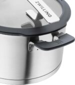 ZWILLING SIMPLIFY 66870-005-0 Pots set Stainless steel 5 pcs. Silver Black - imagine 2