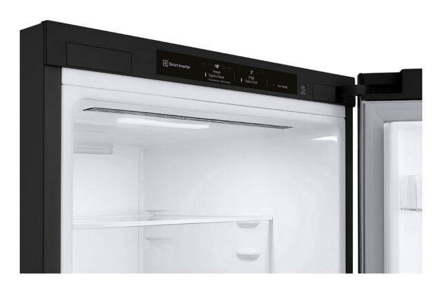 LG GBV3200DEP fridge-freezer Freestanding 387 L D Black - imagine 8
