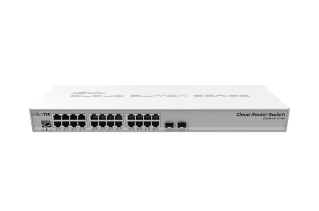 MikroTik CRS326-24G-2S+RM | Switch | 24x RJ45 1000Mb/s, 2x SFP+ - imagine 8