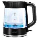 CORDLESS GLASS KETTLE MPM MCZ-117 - imagine 3