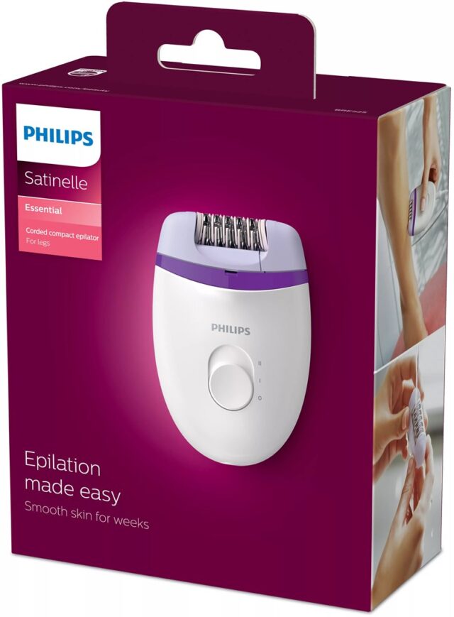 Philips Satinelle Essential BRE225/00 epilator Purple  White - imagine 4