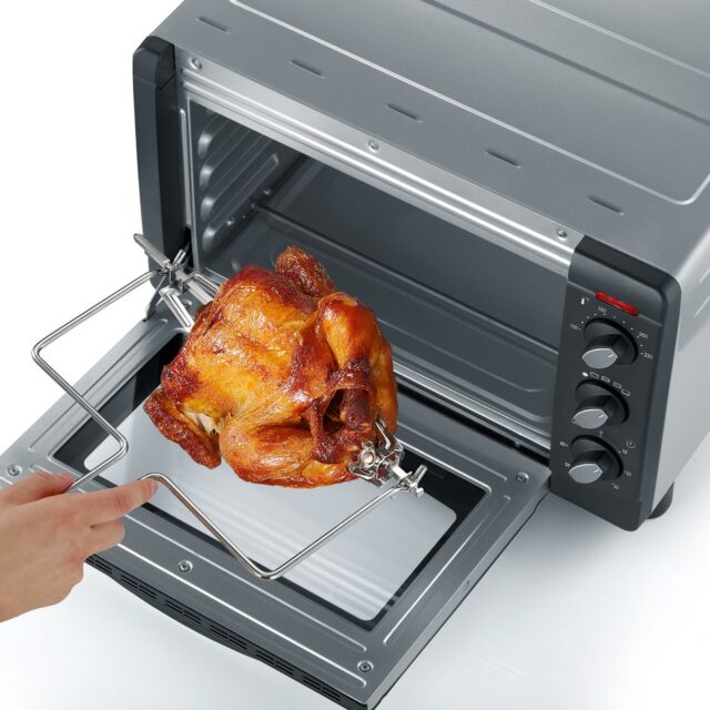 Severin TO 2068 toaster oven 20 L 1500 W Black Grill - imagine 2