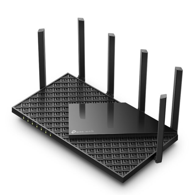 TP-Link Router Archer AXE75 WiFi 6E - Black - imagine 4