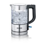 Severin WK 3472 electric kettle 0.5 L 1100 W Silver - imagine 2