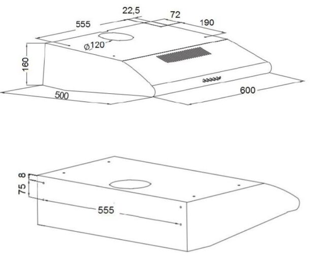 Akpo WK-7 P-3050 cooker hood - imagine 3