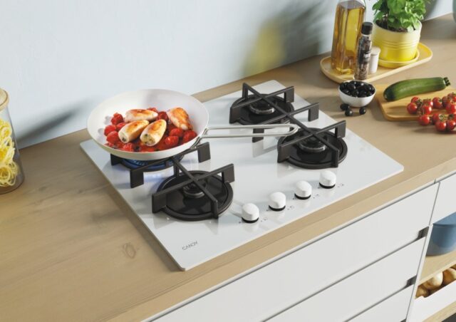 Candy CVG6WW White Built-in 59 cm Gas 4 zone(s) - imagine 6