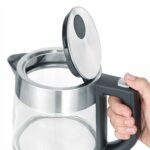 Severin WK 3468 electric kettle 1 L 2200 W Black  Stainless steel  Transparent - imagine 4