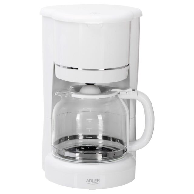Adler AD 4383w Drip coffee maker for ground coffee 1.5 L white - imagine 2