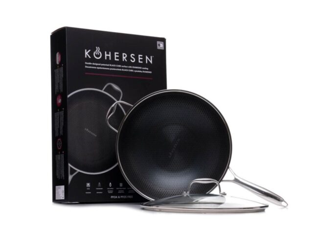 Kohersen Black Cube 32 cm wok - imagine 3