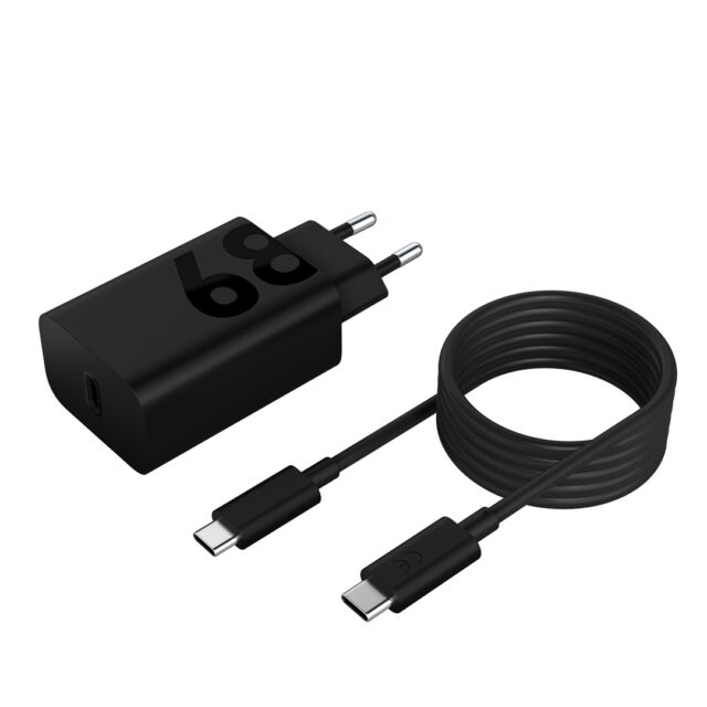 Lenovo 68W USB-C Adapter with Cable - Black - imagine 2