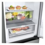 LG GBV3200DPY fridge-freezer Freestanding 387 L D Metallic  Silver - imagine 4
