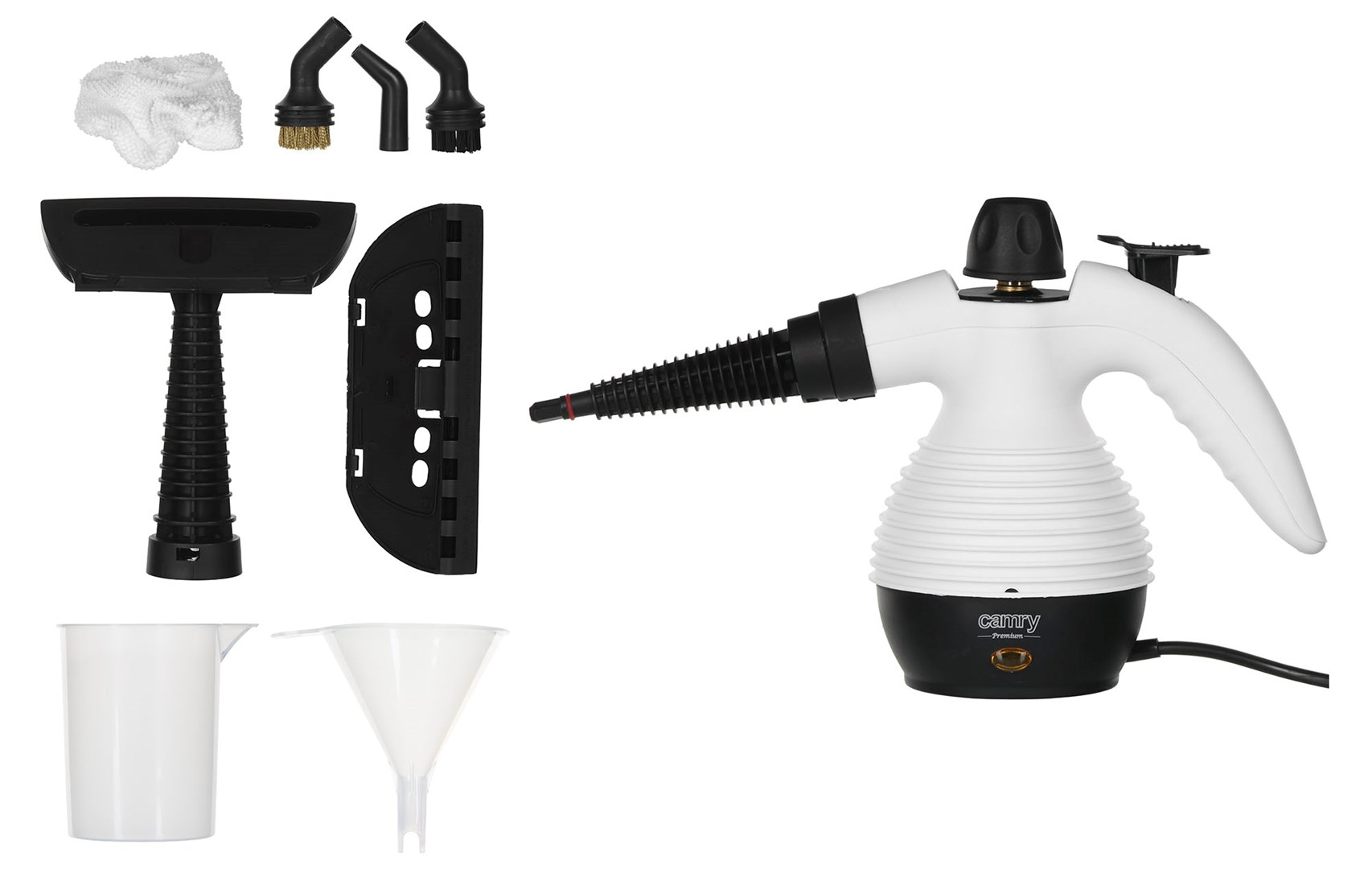 cps-c5bc55eca0ed7e1f72fbc01b28b2baad-2026-02-28-21-00-17 Camry Premium CR 7021 Portable steam cleaner 0.35 L 1500 W Black White - imagine 1