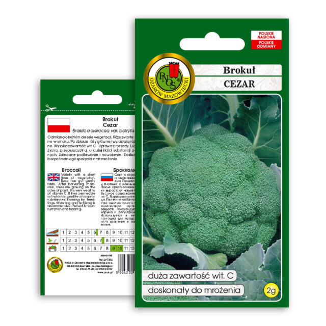PNOS Nasiona warzyw | Brokuł Cezar | Opakowanie 2g - imagine 8