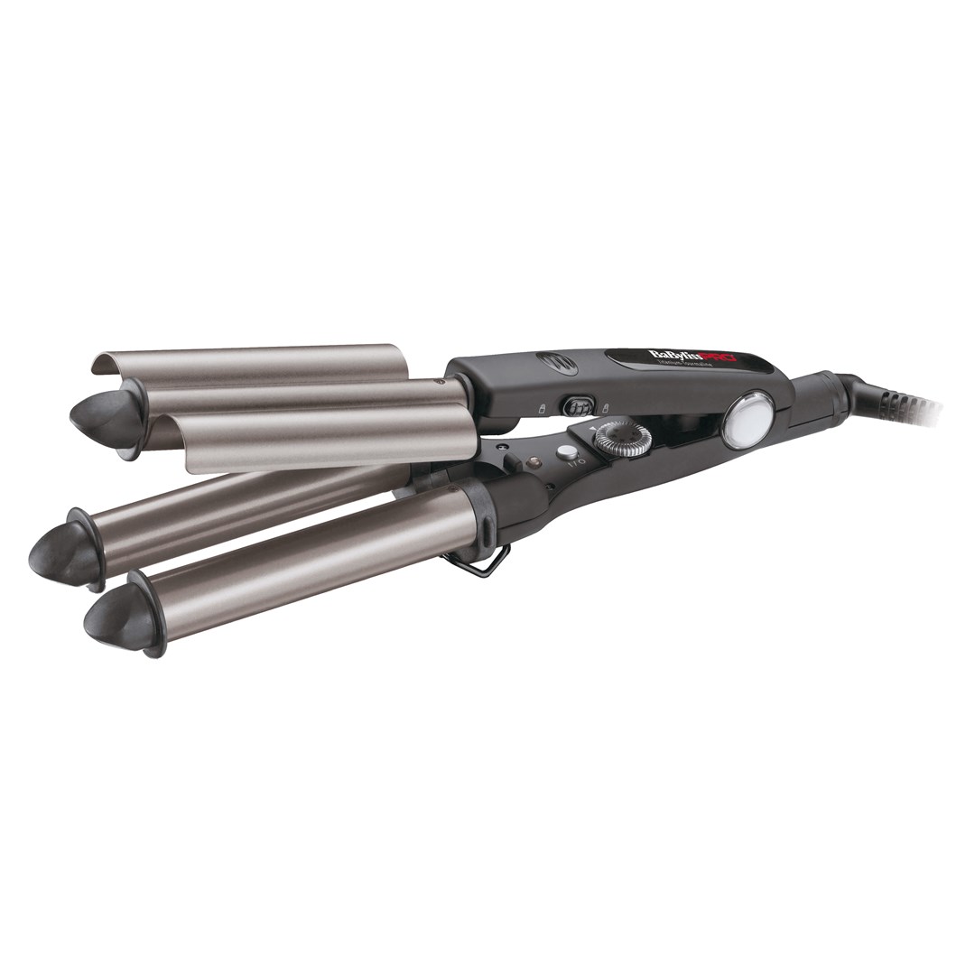 cps-c5fcab8d614ed760d806cd9deed96fe4-2026-02-28-19-56-14 BaByliss TRIPPLE WAVER Curling iron Warm Black 125 W 106.3 (2.7 m) - imagine 1