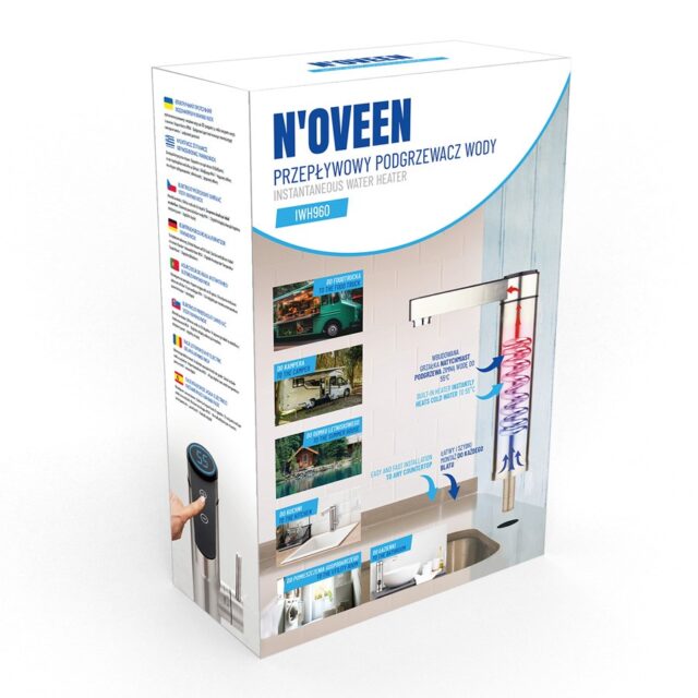 Instantaneous water heater N'OVEEN IWH960 INOX - imagine 6