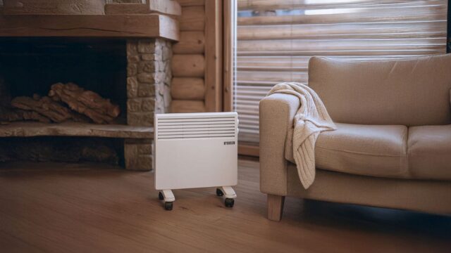 N'OVEEN 1000W electric portable wall-mounted convector heater with thermostat CH3350 - imagine 5
