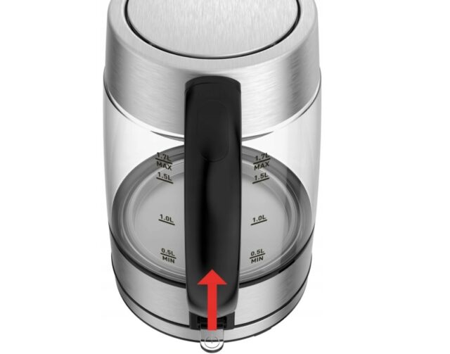 Tefal KI772D electric kettle 1.7 L 2400 W Stainless steel  Transparent - imagine 7