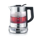 Severin WK 3473 electric kettle 1 L 2200 W Stainless steel  Transparent