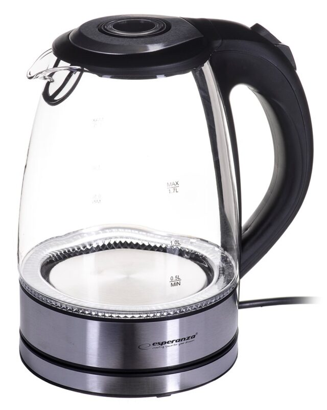 Esperanza EKK012 Electric kettle 1.7 L Black  Multicolor 2200 W - imagine 5