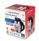 Esperanza EKK026 electric kettle 1.7 L 2200 W Black  Transparent - imagine 5