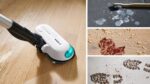 Cordless 2-in-1 hoover  vacuuming and mopping Unlimited 7 ProHygienic Aqua White - imagine 4