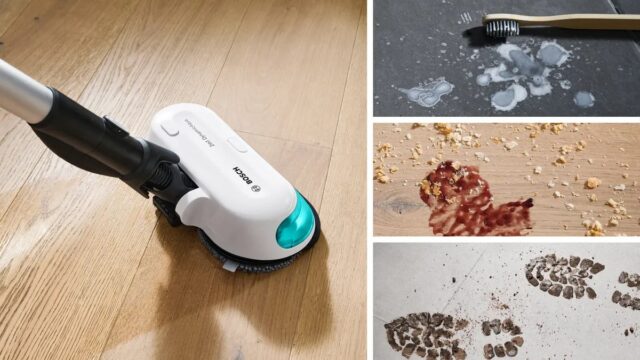 Cordless 2-in-1 hoover  vacuuming and mopping Unlimited 7 ProHygienic Aqua White - imagine 4