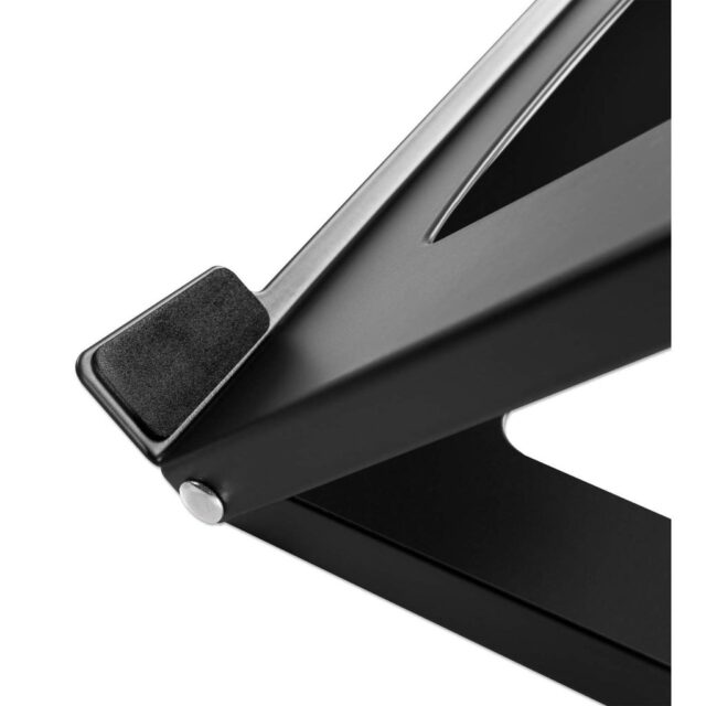 Manhattan Laptop and Tablet Stand  Adjustable (5 positions)  Suitable for all tablets and laptops up to 15.6   Portable and Lightweight  Steel  Black  Lifetime Warranty - imagine 6