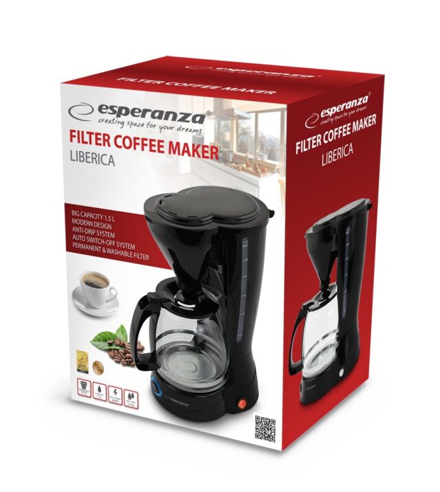 Esperanza EKC009 coffee maker Drip coffee maker 1.5 L - imagine 5