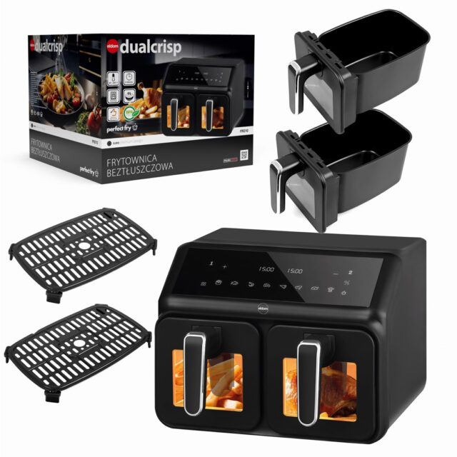Double fat-free fryer  2200 W  capacity 8 l  LED display - imagine 8