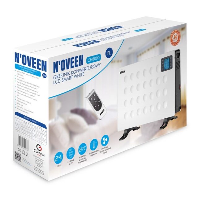 CONVECTOR HEATER NOVEEN CH8000 LCD SMART WHITE - imagine 6